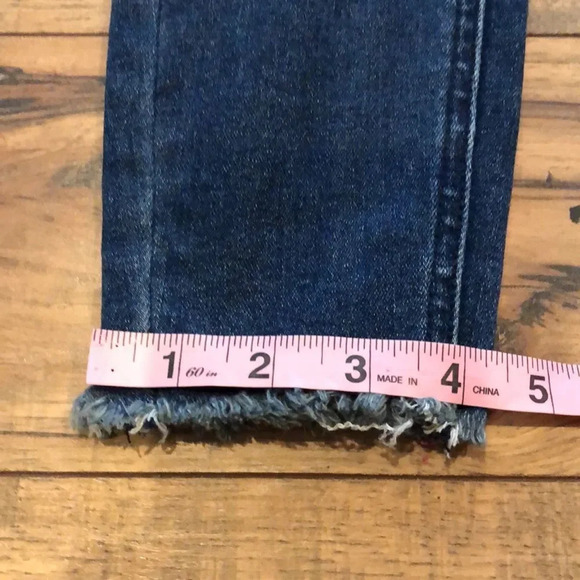 BP High Rise Button Fly Raw Hem Skinny Jeans - Picture 6 of 12